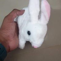 Bunny Toy, Hopping Bunny Toy Interactive Electronic Pet with Sounds and Movement